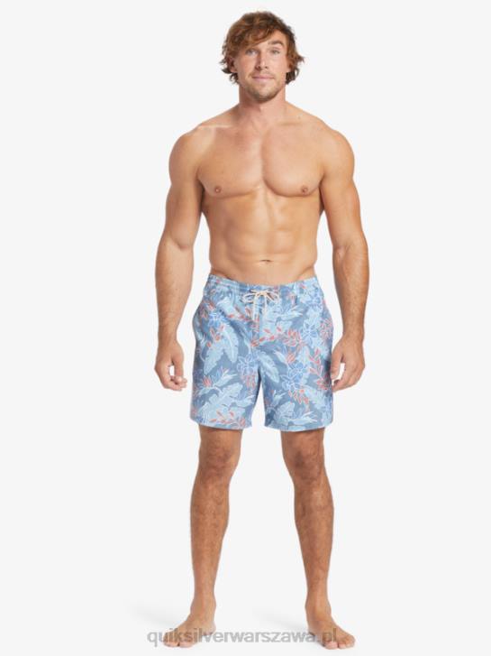mężczyźni Quiksilver Waterman doskonałe wyczucie 17 wolejów 4DBV407 chorąży niebieski doskonały dotyk v