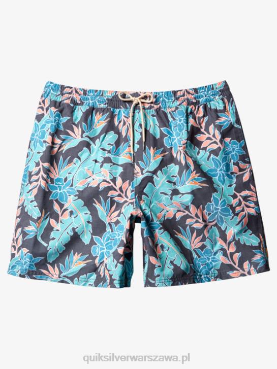 mężczyźni Quiksilver Waterman doskonałe wyczucie 17 wolejów 4DBV409 czarny idealny tydzień