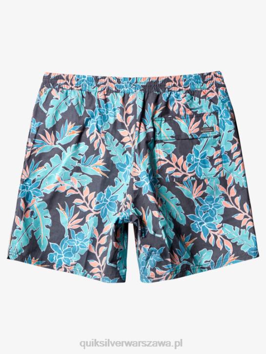 mężczyźni Quiksilver Waterman doskonałe wyczucie 17 wolejów 4DBV409 czarny idealny tydzień