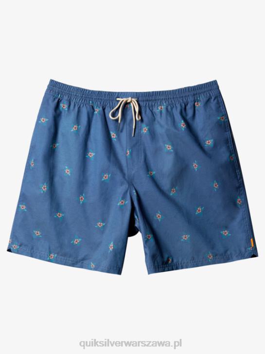 mężczyźni Quiksilver Waterman małe pedały 17 salw 4DBV395 małe pedały chorąży niebieskie v