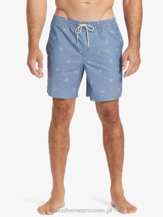 mężczyźni Quiksilver Waterman małe pedały 17 salw 4DBV395 małe pedały chorąży niebieskie v