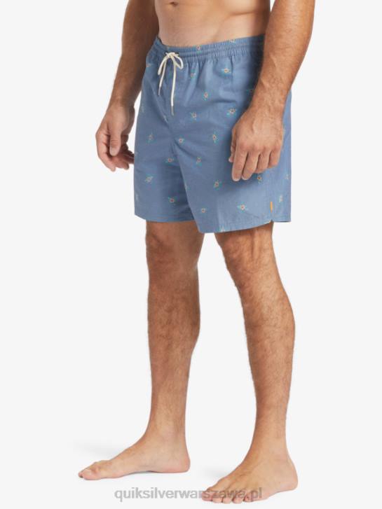 mężczyźni Quiksilver Waterman małe pedały 17 salw 4DBV395 małe pedały chorąży niebieskie v