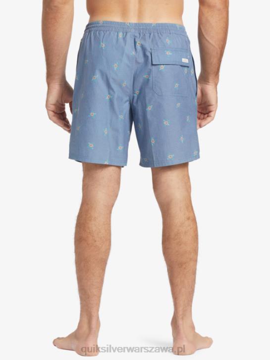 mężczyźni Quiksilver Waterman małe pedały 17 salw 4DBV395 małe pedały chorąży niebieskie v