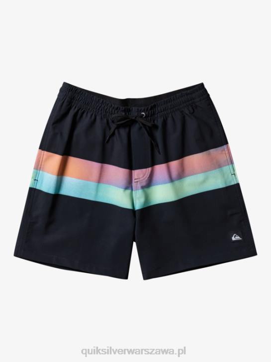 mężczyźni Quiksilver aerograf surfsilk 17 salw 4DBV654 czarny