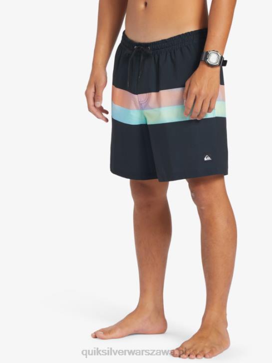 mężczyźni Quiksilver aerograf surfsilk 17 salw 4DBV654 czarny