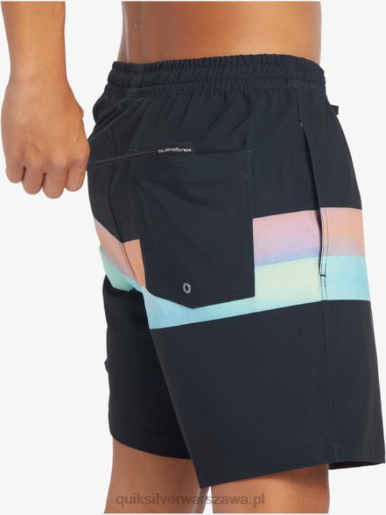 mężczyźni Quiksilver aerograf surfsilk 17 salw 4DBV654 czarny