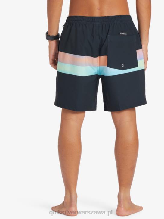 mężczyźni Quiksilver aerograf surfsilk 17 salw 4DBV654 czarny