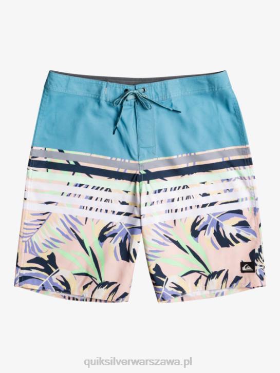 mężczyźni Quiksilver codzienna swellowa wizja 20 szortów plażowych 4DBV1617 delph niebieski