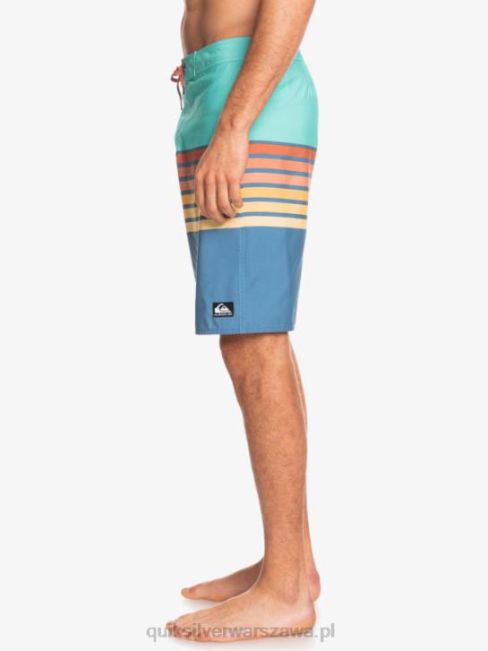 mężczyźni Quiksilver codzienna swellowa wizja 20 szortów plażowych 4DBV1619 basen niebieski