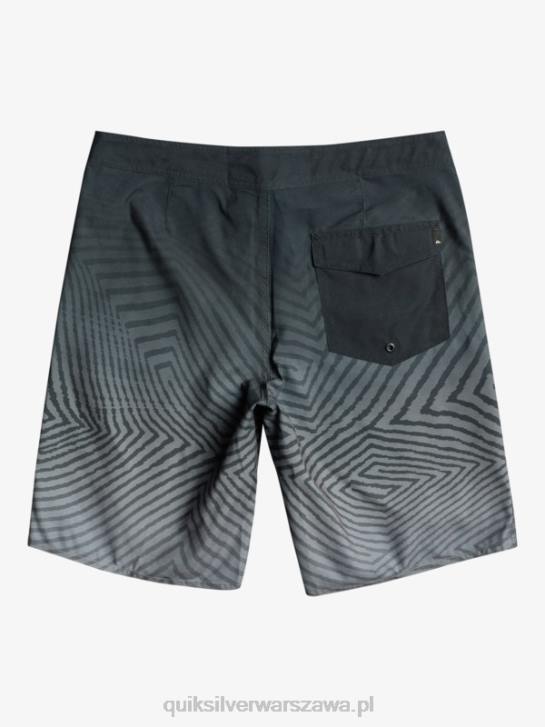 mężczyźni Quiksilver codzienne szorty typu Warp Fade 20 4DBV1281 czarny