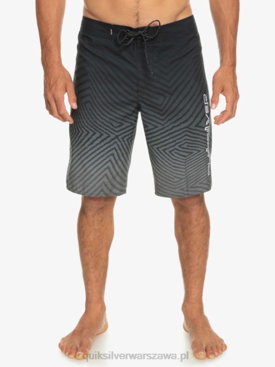 mężczyźni Quiksilver codzienne szorty typu Warp Fade 20 4DBV1281 czarny