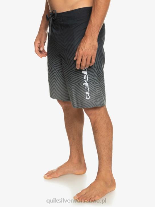 mężczyźni Quiksilver codzienne szorty typu Warp Fade 20 4DBV1281 czarny