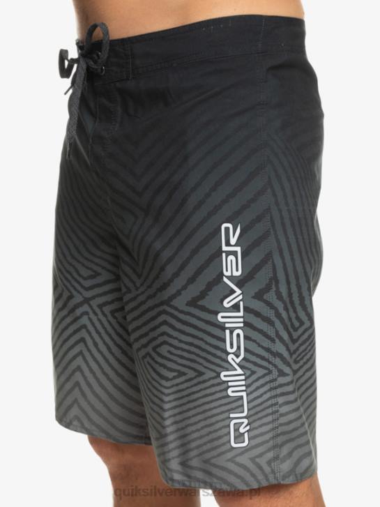 mężczyźni Quiksilver codzienne szorty typu Warp Fade 20 4DBV1281 czarny