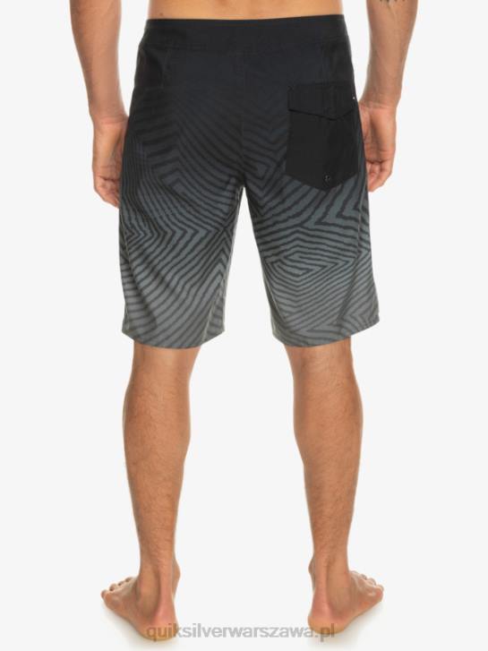 mężczyźni Quiksilver codzienne szorty typu Warp Fade 20 4DBV1281 czarny