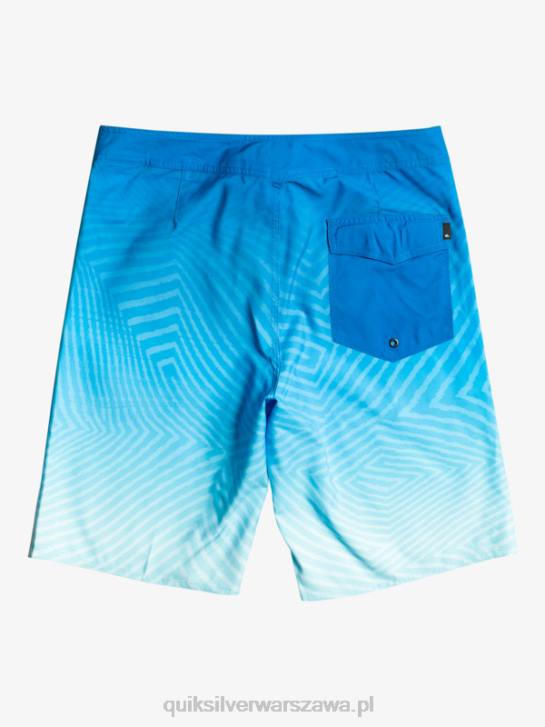 mężczyźni Quiksilver codzienne szorty typu Warp Fade 20 4DBV1282 nurkowanie w kolorze niebieskim