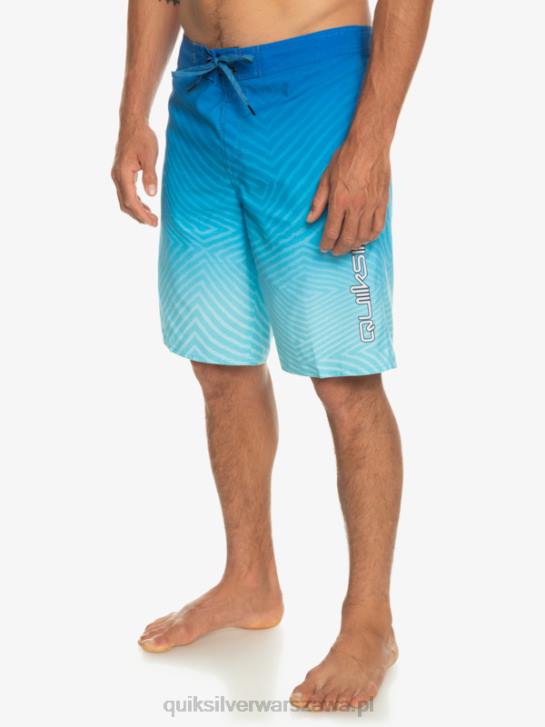 mężczyźni Quiksilver codzienne szorty typu Warp Fade 20 4DBV1282 nurkowanie w kolorze niebieskim