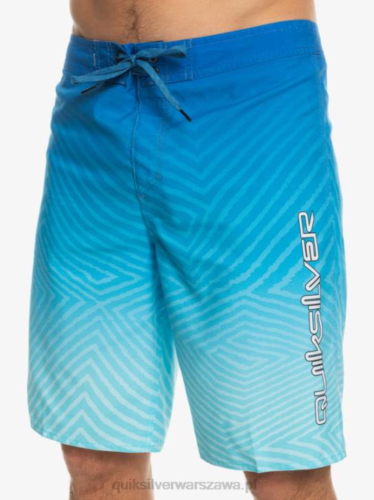 mężczyźni Quiksilver codzienne szorty typu Warp Fade 20 4DBV1282 nurkowanie w kolorze niebieskim