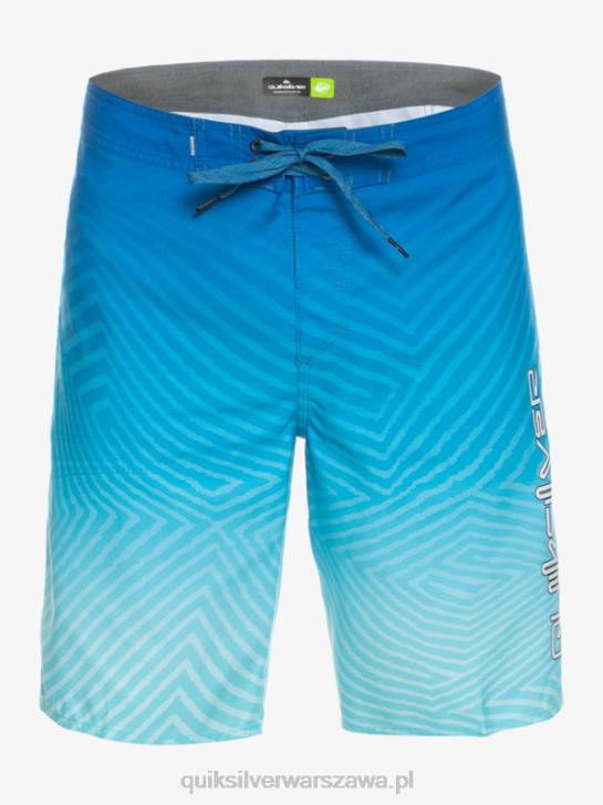 mężczyźni Quiksilver codzienne szorty typu Warp Fade 20 4DBV1282 nurkowanie w kolorze niebieskim