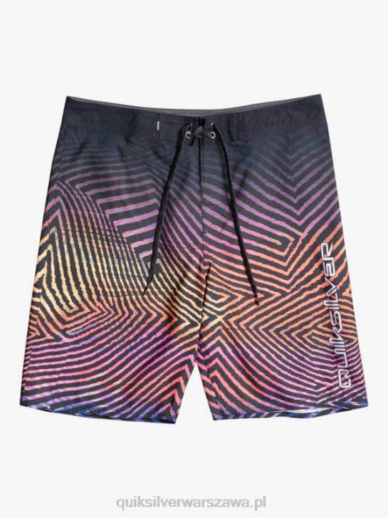 mężczyźni Quiksilver codzienne szorty typu Warp Fade 20 4DBV1283 asfalt