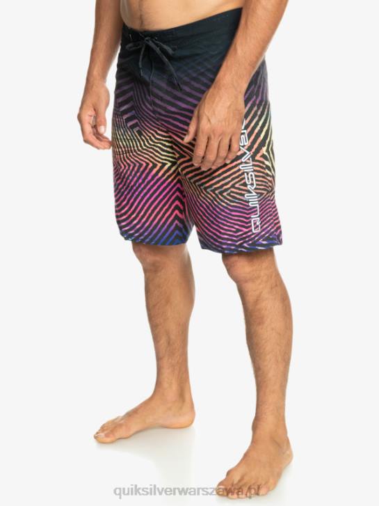 mężczyźni Quiksilver codzienne szorty typu Warp Fade 20 4DBV1283 asfalt