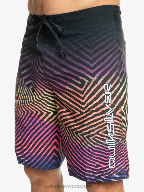 mężczyźni Quiksilver codzienne szorty typu Warp Fade 20 4DBV1283 asfalt