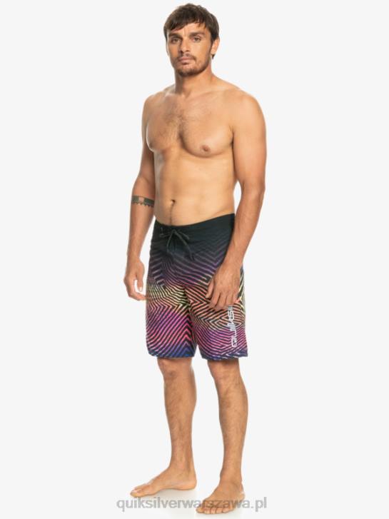mężczyźni Quiksilver codzienne szorty typu Warp Fade 20 4DBV1283 asfalt
