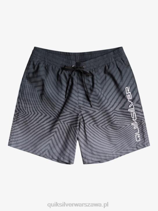 mężczyźni Quiksilver codzienne wypaczone logo 17 salw 4DBV1180 czarny