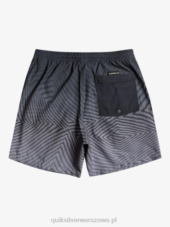 mężczyźni Quiksilver codzienne wypaczone logo 17 salw 4DBV1180 czarny
