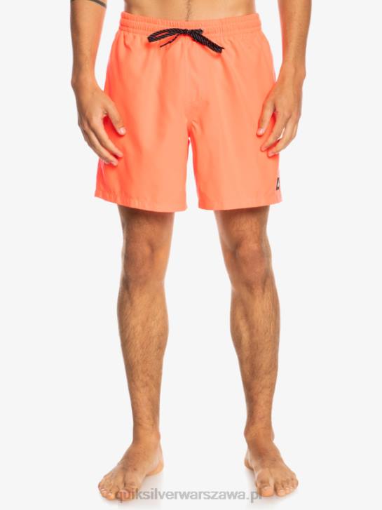 mężczyźni Quiksilver codziennie 17 salw 4DBV624 ognisty koral
