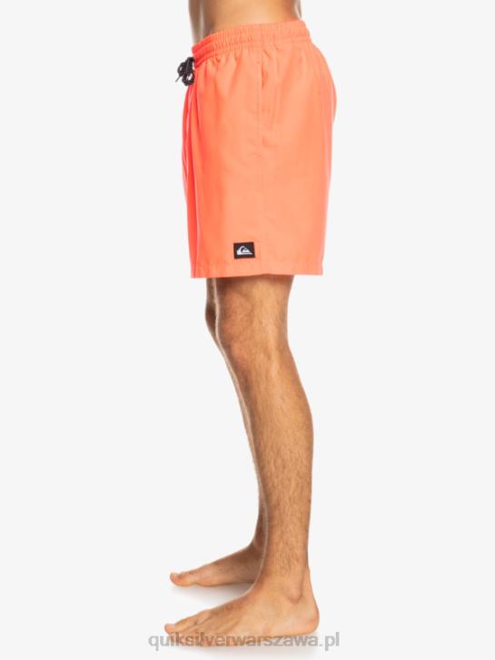 mężczyźni Quiksilver codziennie 17 salw 4DBV624 ognisty koral