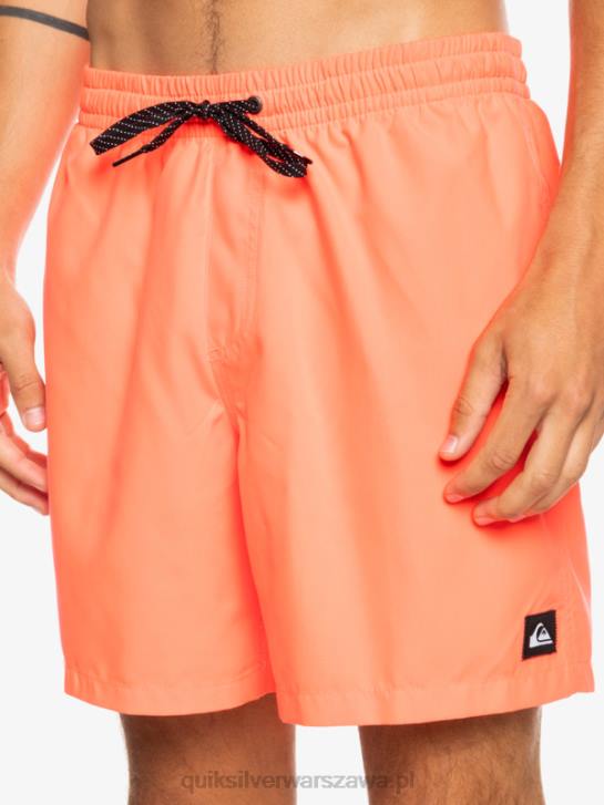 mężczyźni Quiksilver codziennie 17 salw 4DBV624 ognisty koral