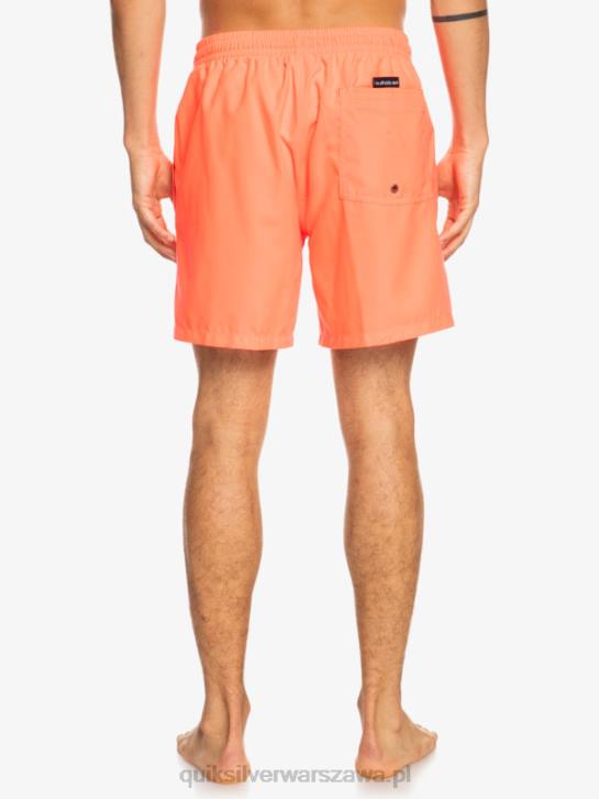 mężczyźni Quiksilver codziennie 17 salw 4DBV624 ognisty koral