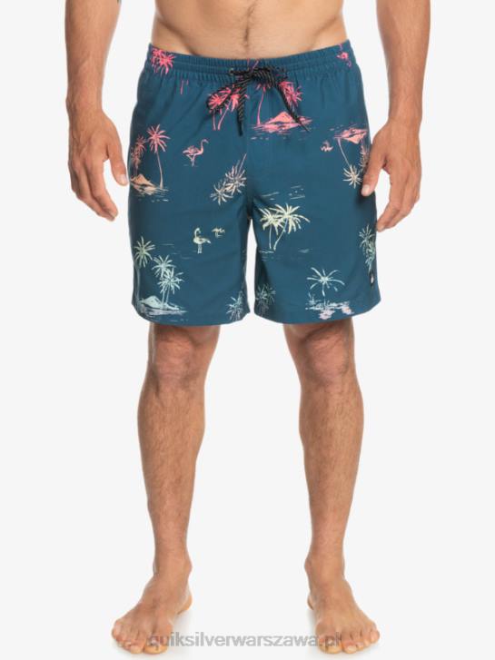 mężczyźni Quiksilver codziennie miksuj 17 wolejów 4DBV1465 niebieski majolikowy