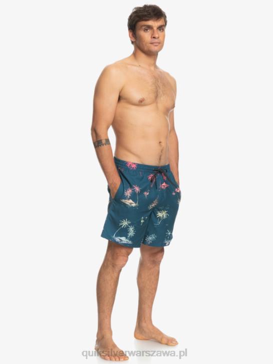 mężczyźni Quiksilver codziennie miksuj 17 wolejów 4DBV1465 niebieski majolikowy