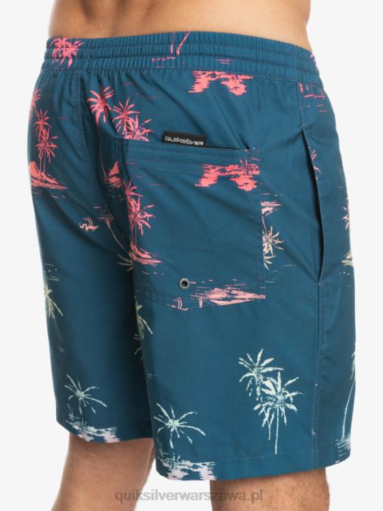 mężczyźni Quiksilver codziennie miksuj 17 wolejów 4DBV1465 niebieski majolikowy