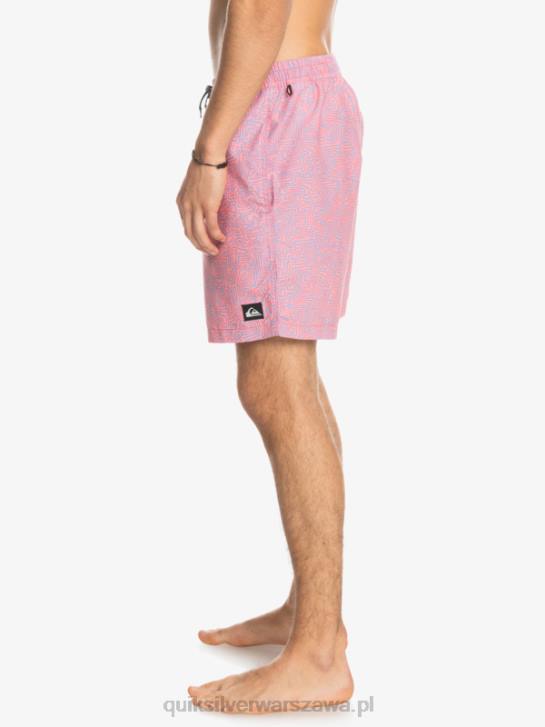 mężczyźni Quiksilver codziennie miksuj 17 wolejów 4DBV1466 bicz brzoskwiniowy