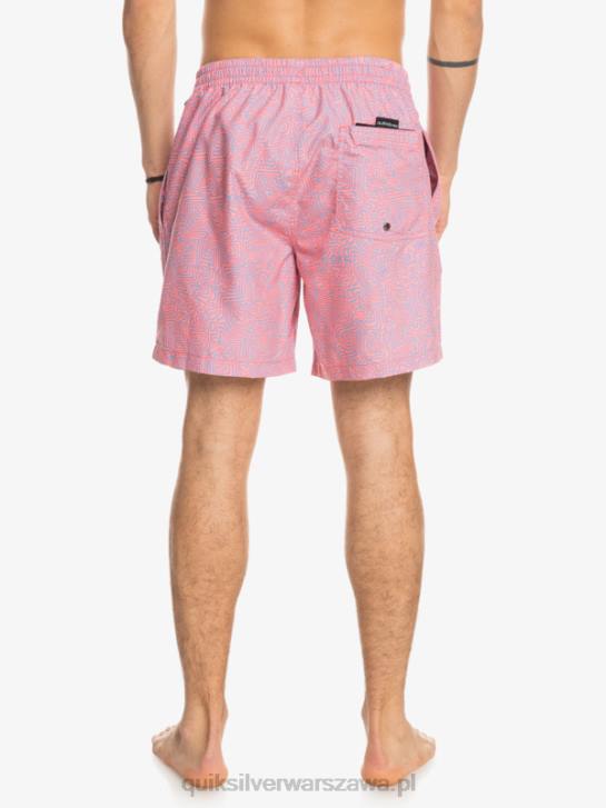 mężczyźni Quiksilver codziennie miksuj 17 wolejów 4DBV1466 bicz brzoskwiniowy