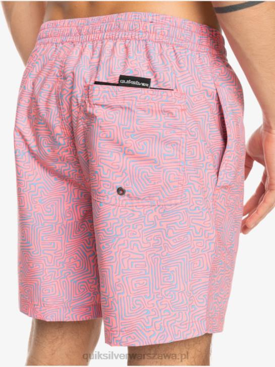 mężczyźni Quiksilver codziennie miksuj 17 wolejów 4DBV1466 bicz brzoskwiniowy