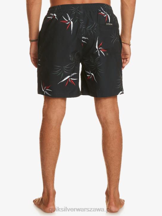 mężczyźni Quiksilver codziennie miksuj 17 wolejów 4DBV675 czarny