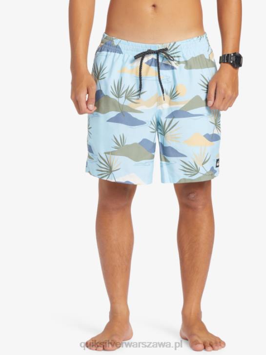 mężczyźni Quiksilver codziennie miksuj 17 wolejów 4DBV677 niebieskie niebo