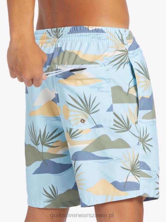 mężczyźni Quiksilver codziennie miksuj 17 wolejów 4DBV677 niebieskie niebo