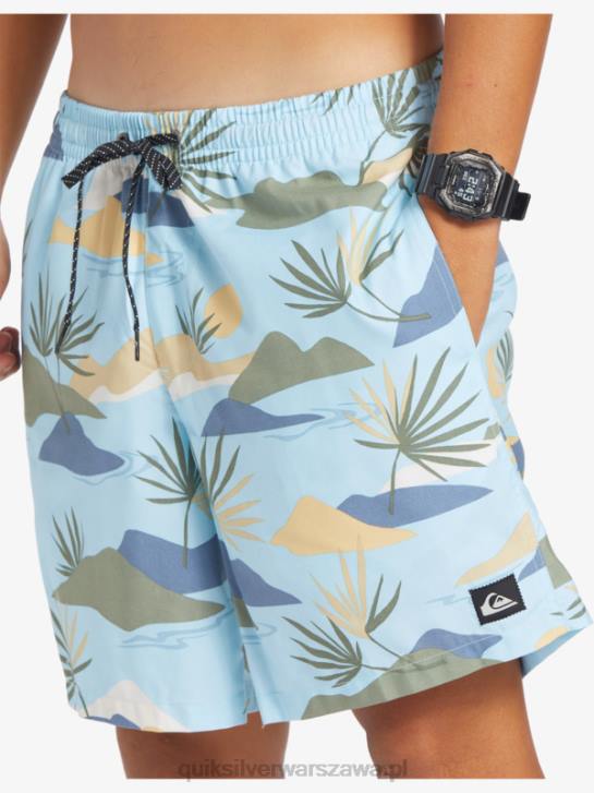 mężczyźni Quiksilver codziennie miksuj 17 wolejów 4DBV677 niebieskie niebo