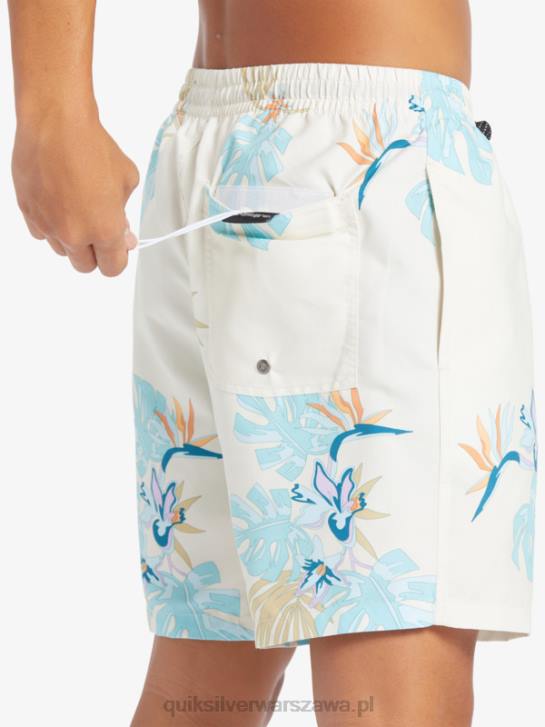 mężczyźni Quiksilver codziennie miksuj 17 wolejów 4DBV679 biały