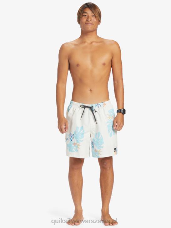mężczyźni Quiksilver codziennie miksuj 17 wolejów 4DBV679 biały