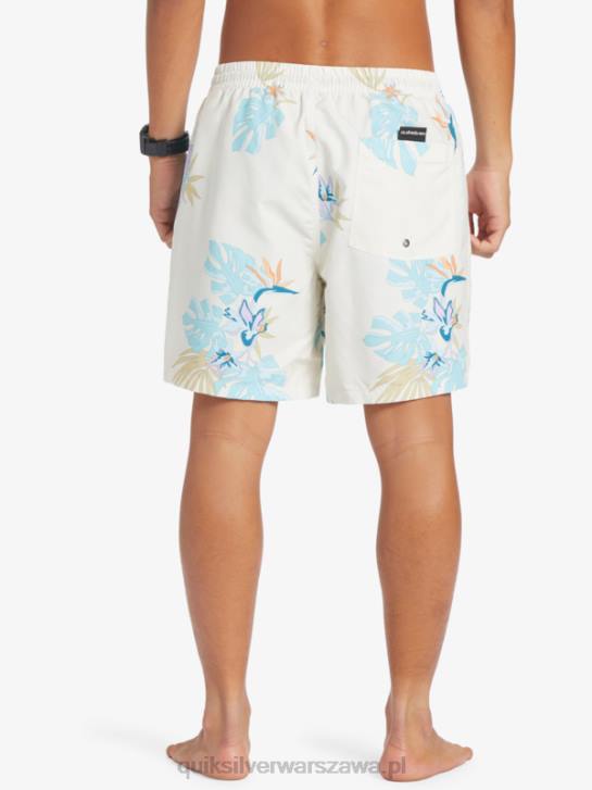 mężczyźni Quiksilver codziennie miksuj 17 wolejów 4DBV679 biały