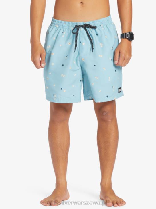 mężczyźni Quiksilver codziennie miksuj 17 wolejów 4DBV680 niebiański błękit