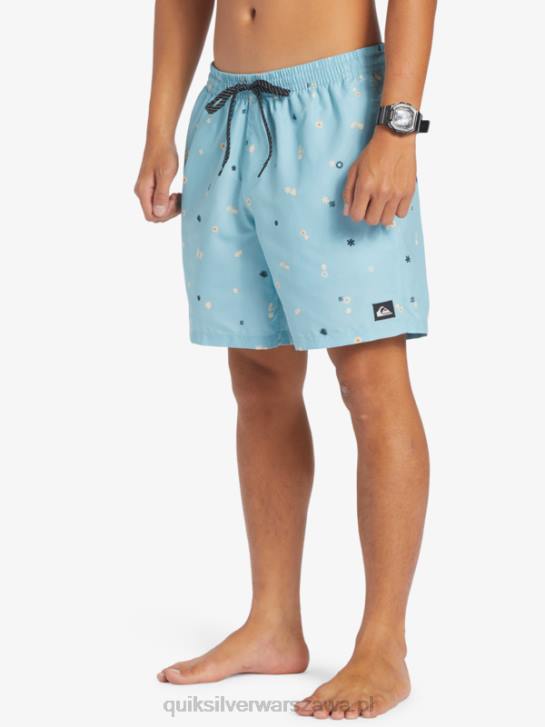 mężczyźni Quiksilver codziennie miksuj 17 wolejów 4DBV680 niebiański błękit