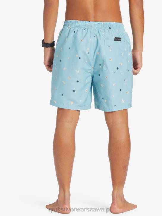 mężczyźni Quiksilver codziennie miksuj 17 wolejów 4DBV680 niebiański błękit