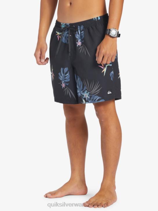 mężczyźni Quiksilver codziennie miksuj 17 wolejów 4DBV681 czarny