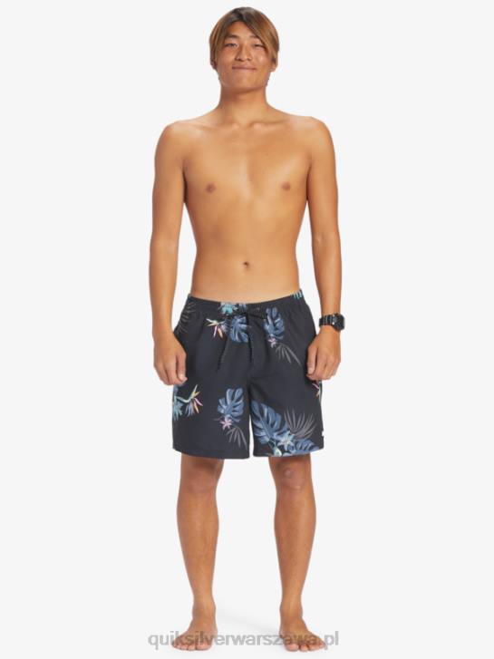 mężczyźni Quiksilver codziennie miksuj 17 wolejów 4DBV681 czarny